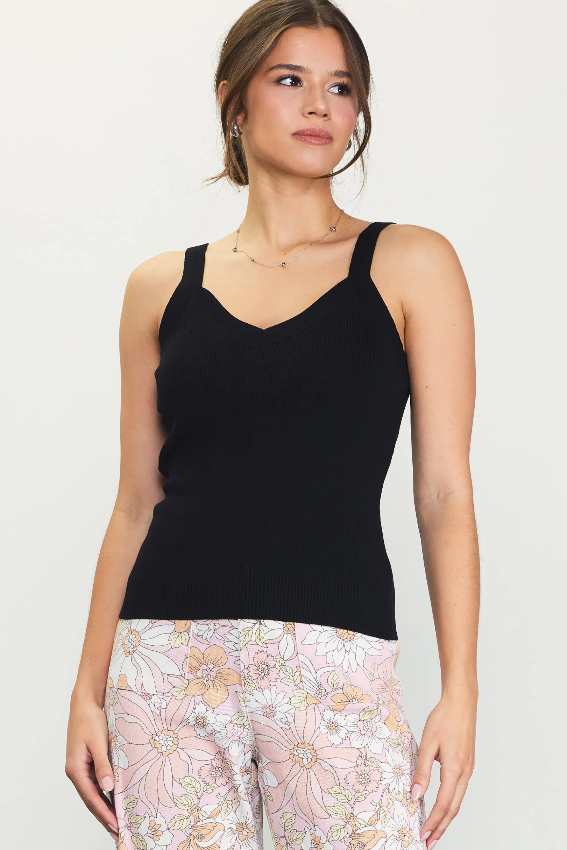 Ribbed Knit Cami Top