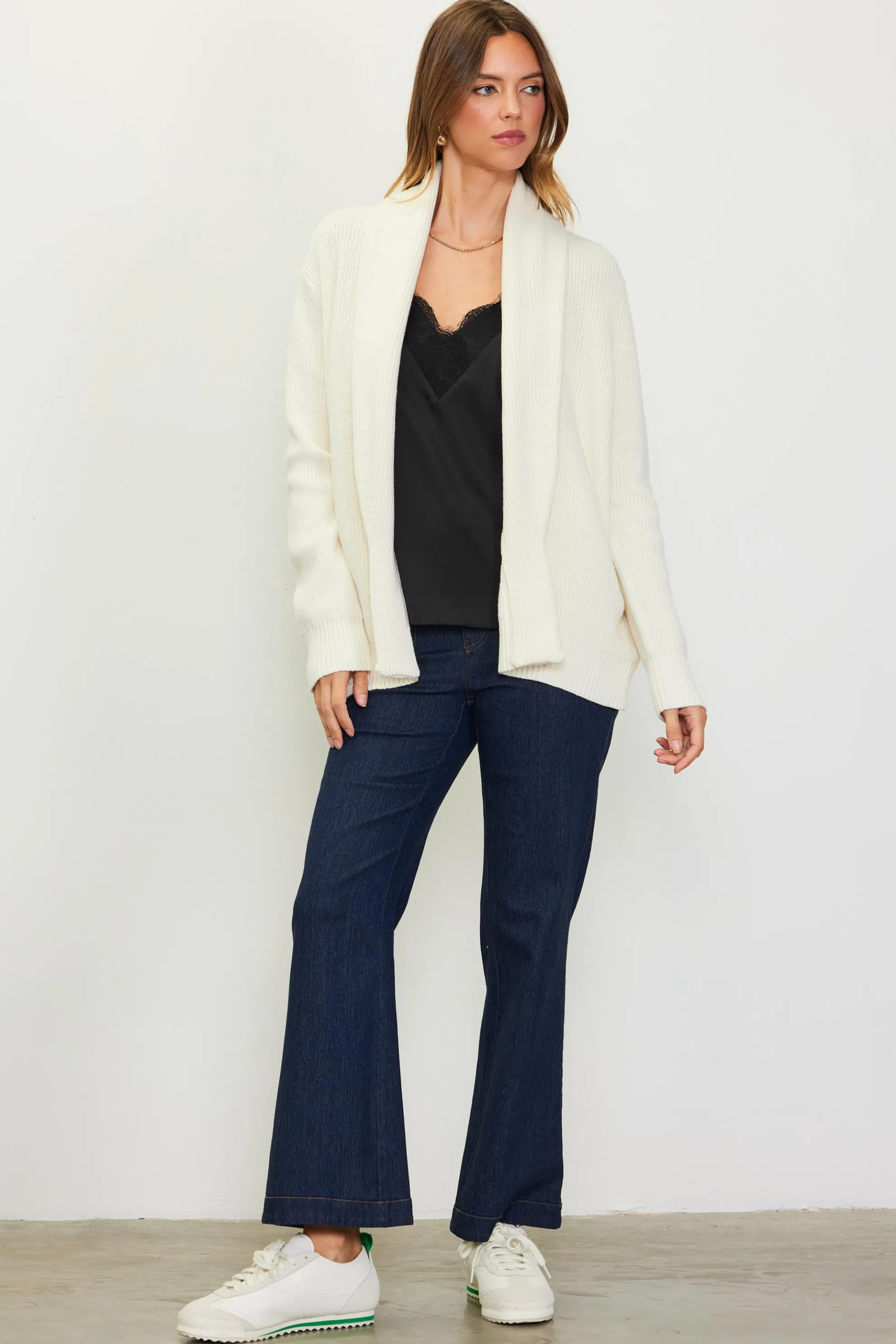 Shawl Collar Sweater Cardigan