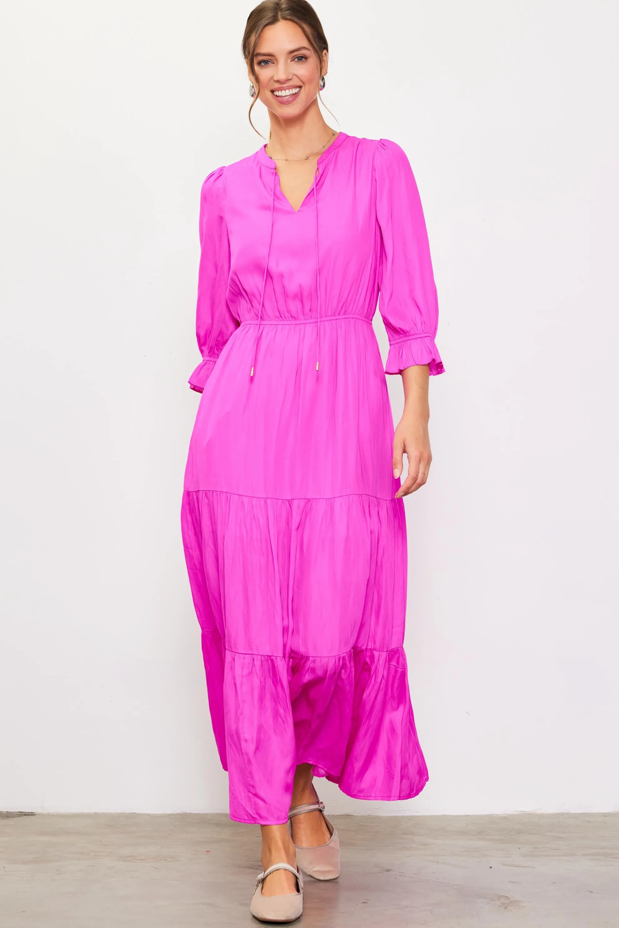 Emery Ruffle Tiered Maxi Dress