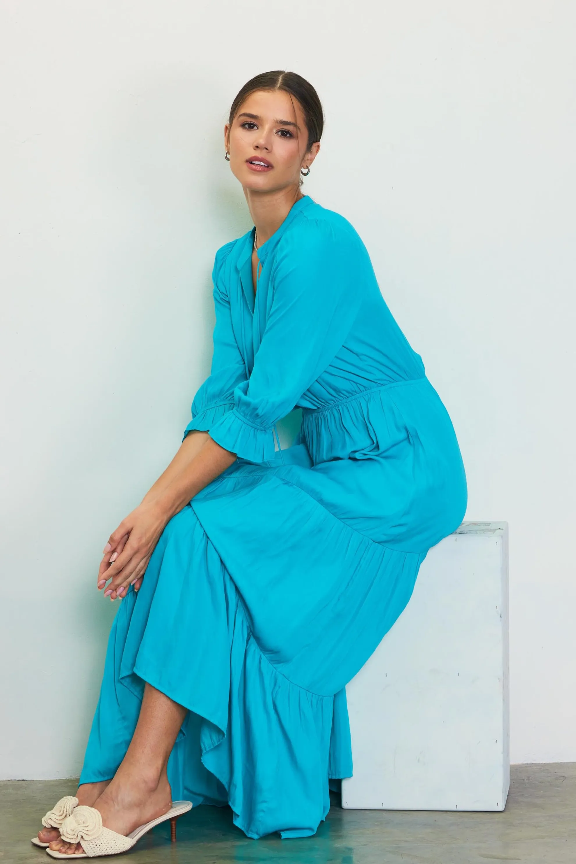 Emery Ruffle Tiered Maxi Dress