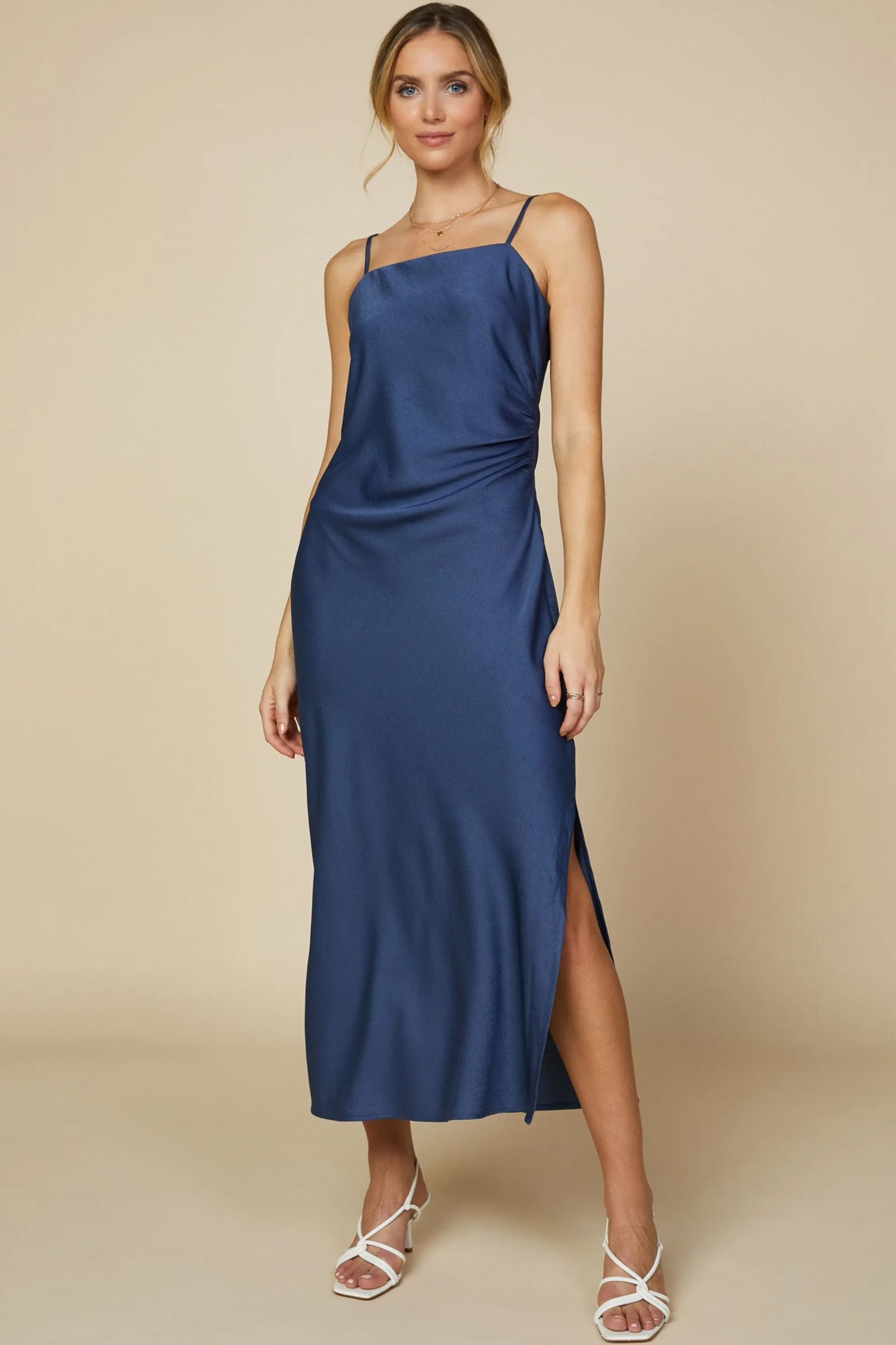 Cami Slit Midi Dress