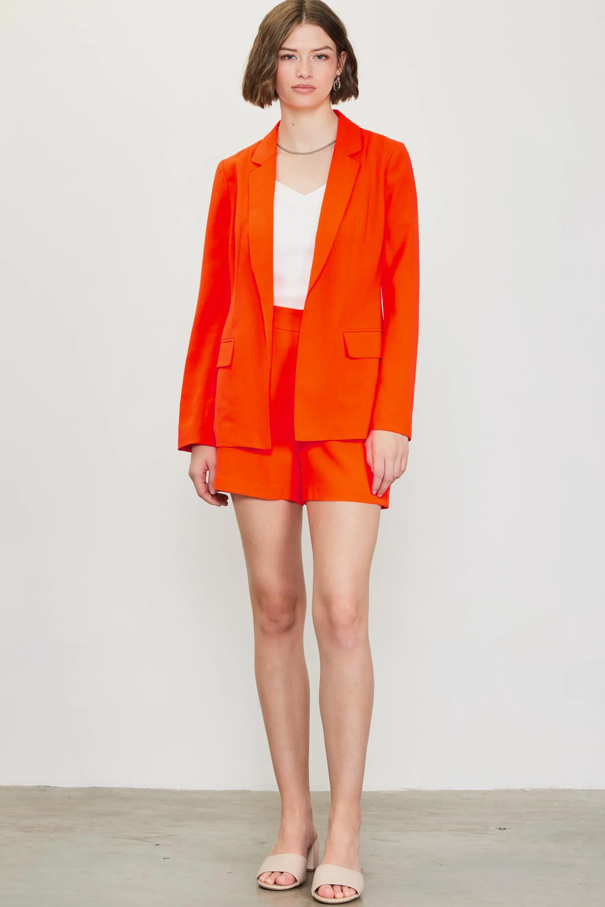 Neon Structured Shorts