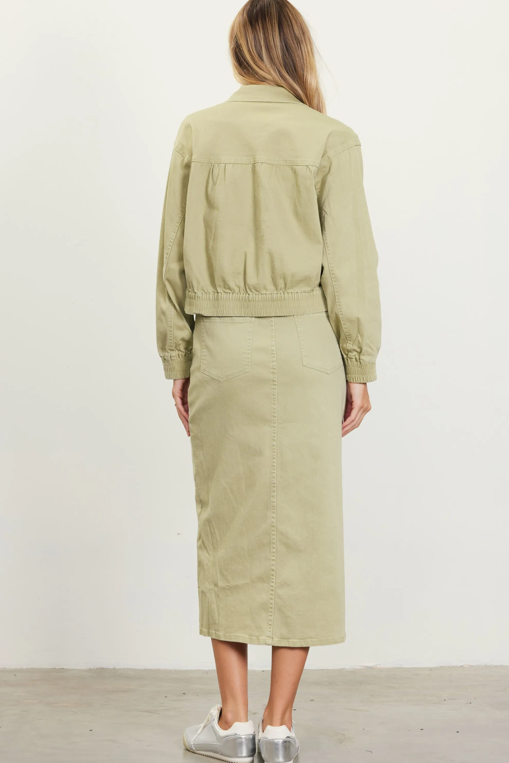 Washed Cotton Twill Jacket