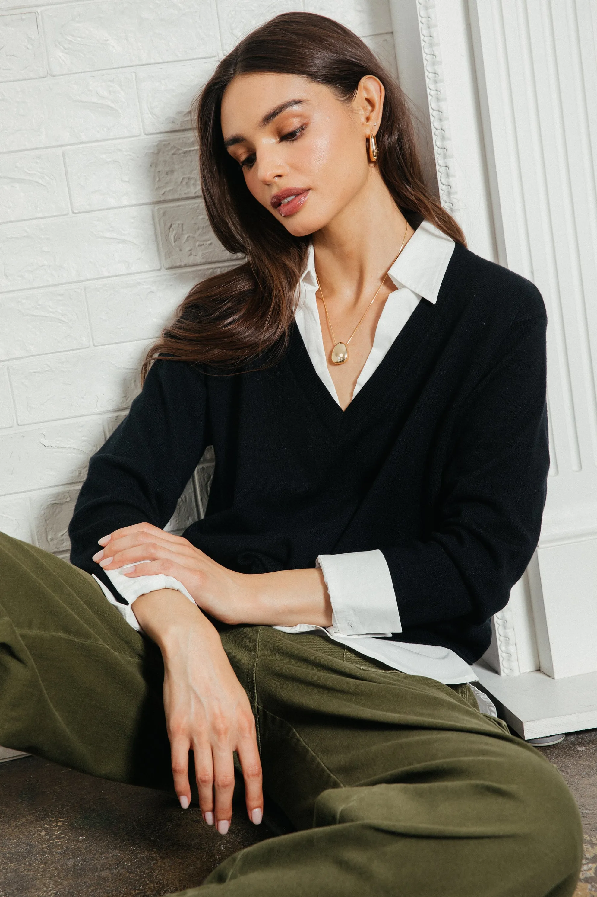 Blair Mixed Media Sweater