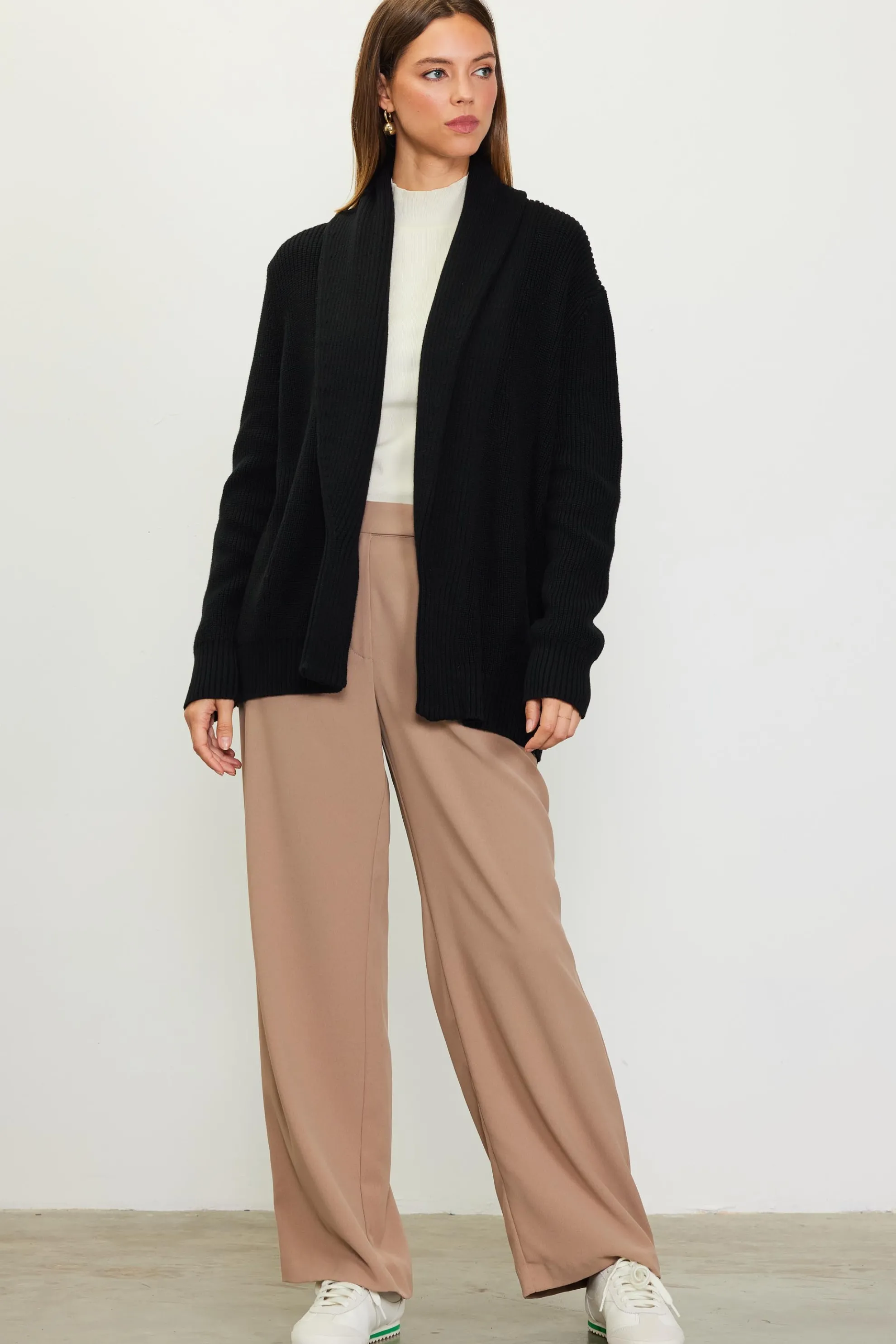 Shawl Collar Sweater Cardigan