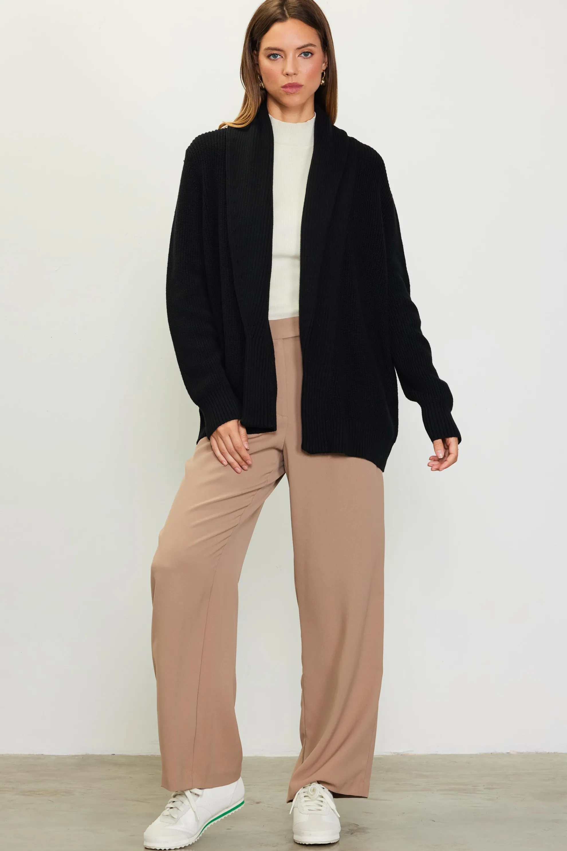 Shawl Collar Sweater Cardigan