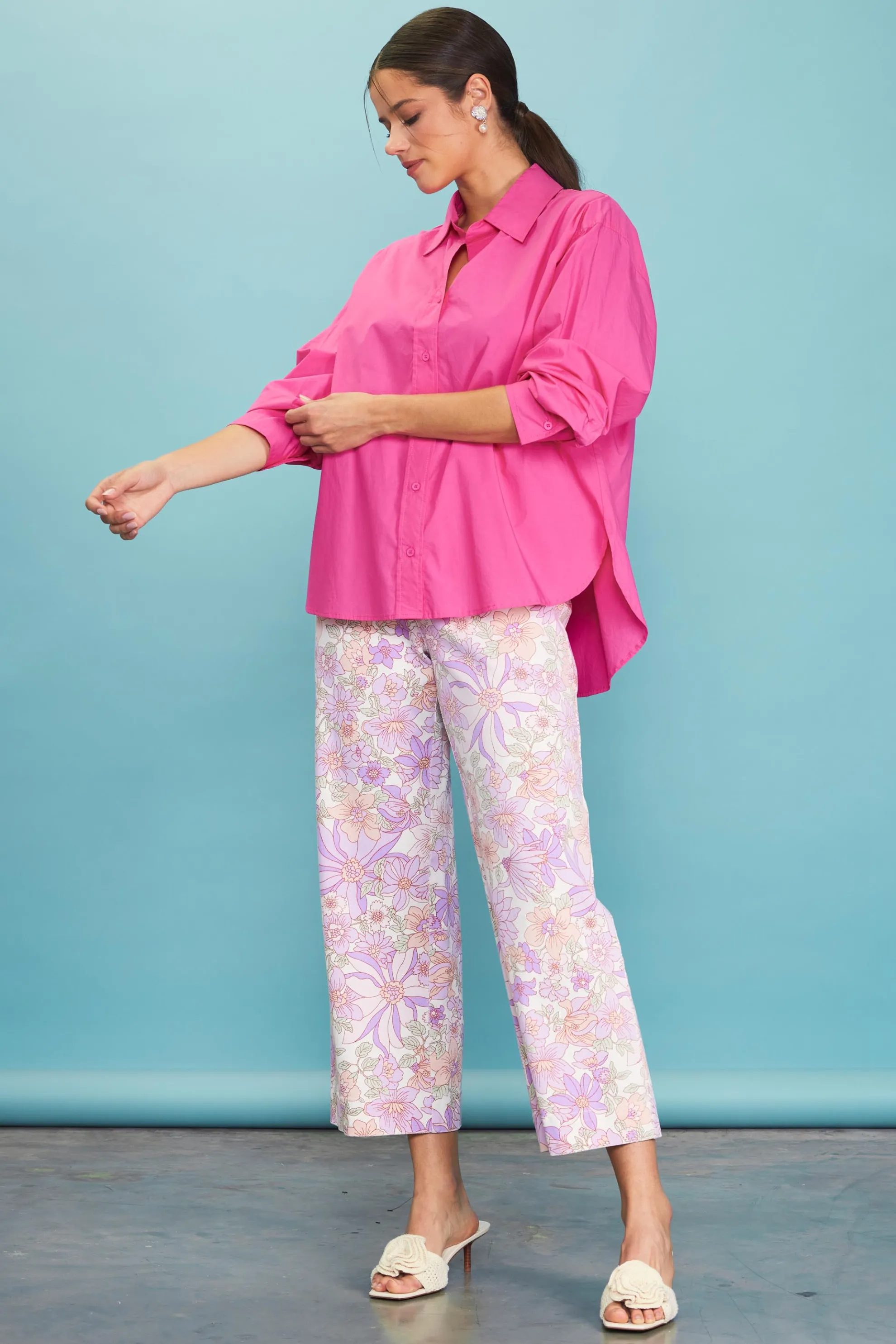 Relaxed Fit Poplin Longsleeve Shirt