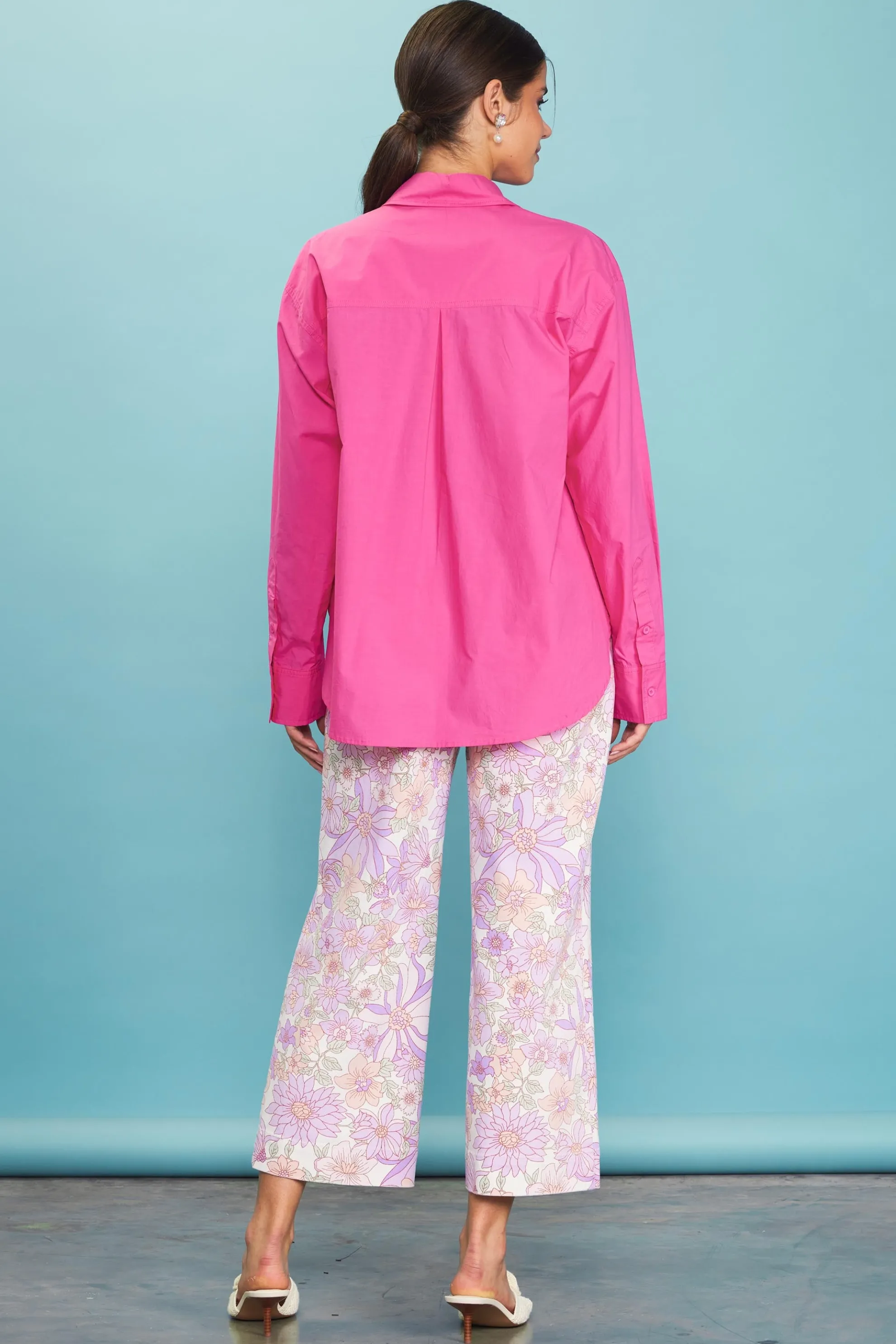 Relaxed Fit Poplin Longsleeve Shirt