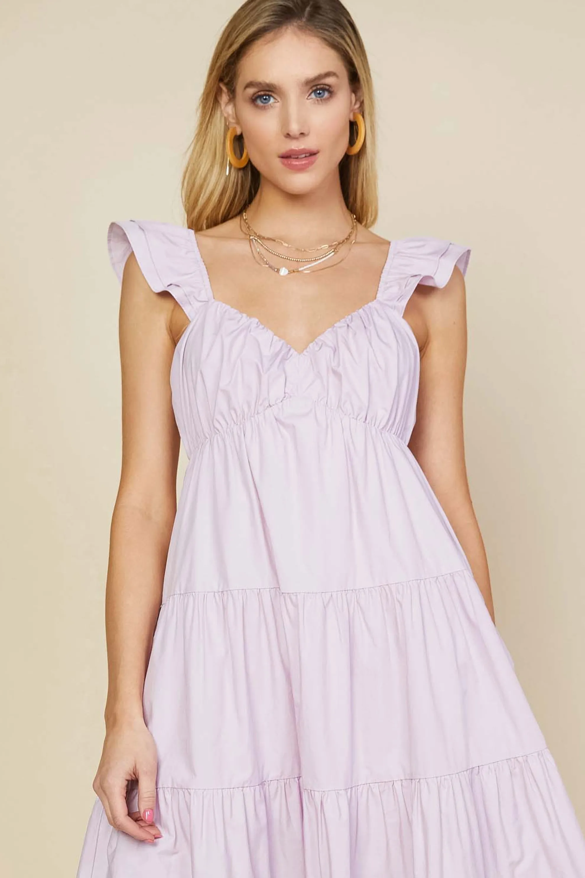 Diana Poplin Maxi Dress