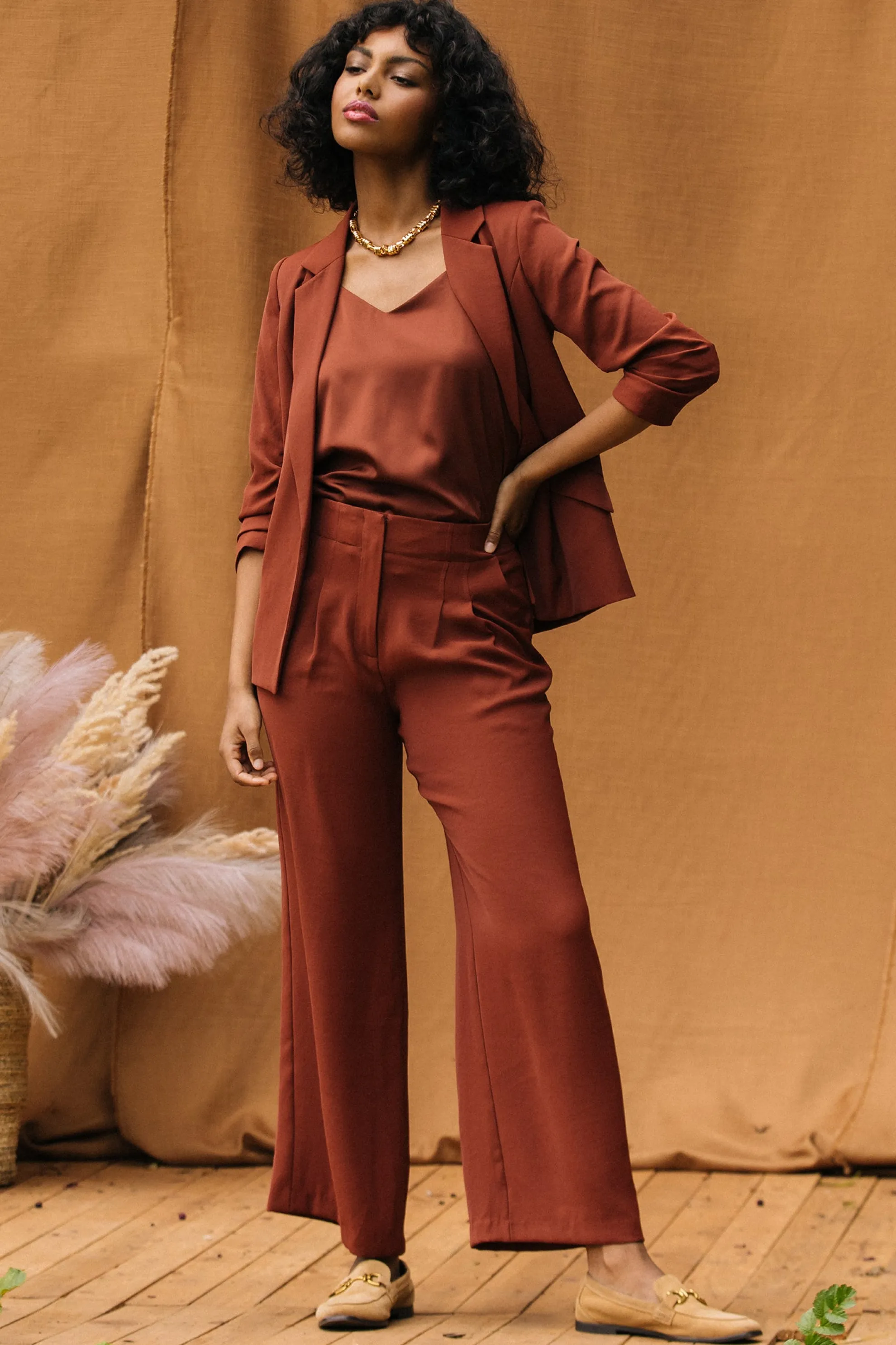 Recycled Wide Leg Pants