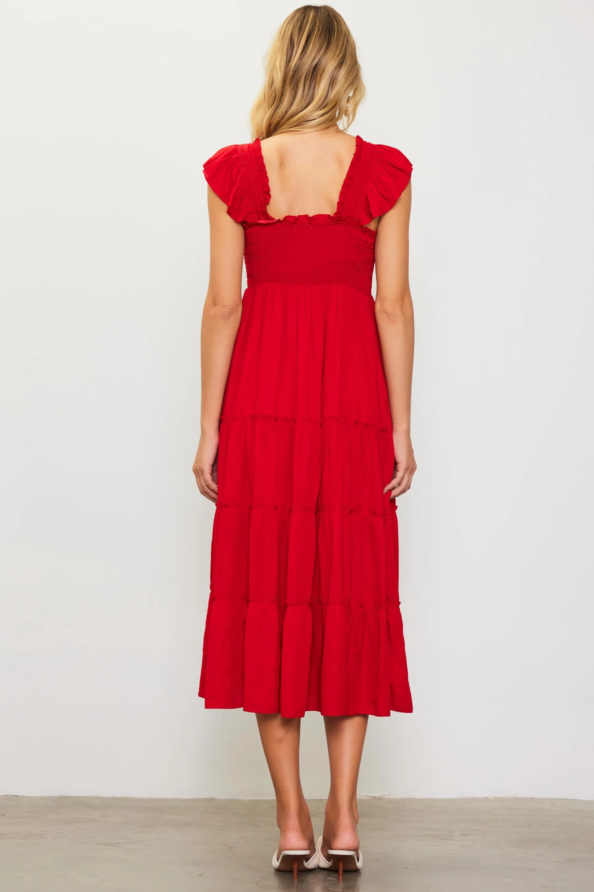 Hathaway Tiered Midi Dress