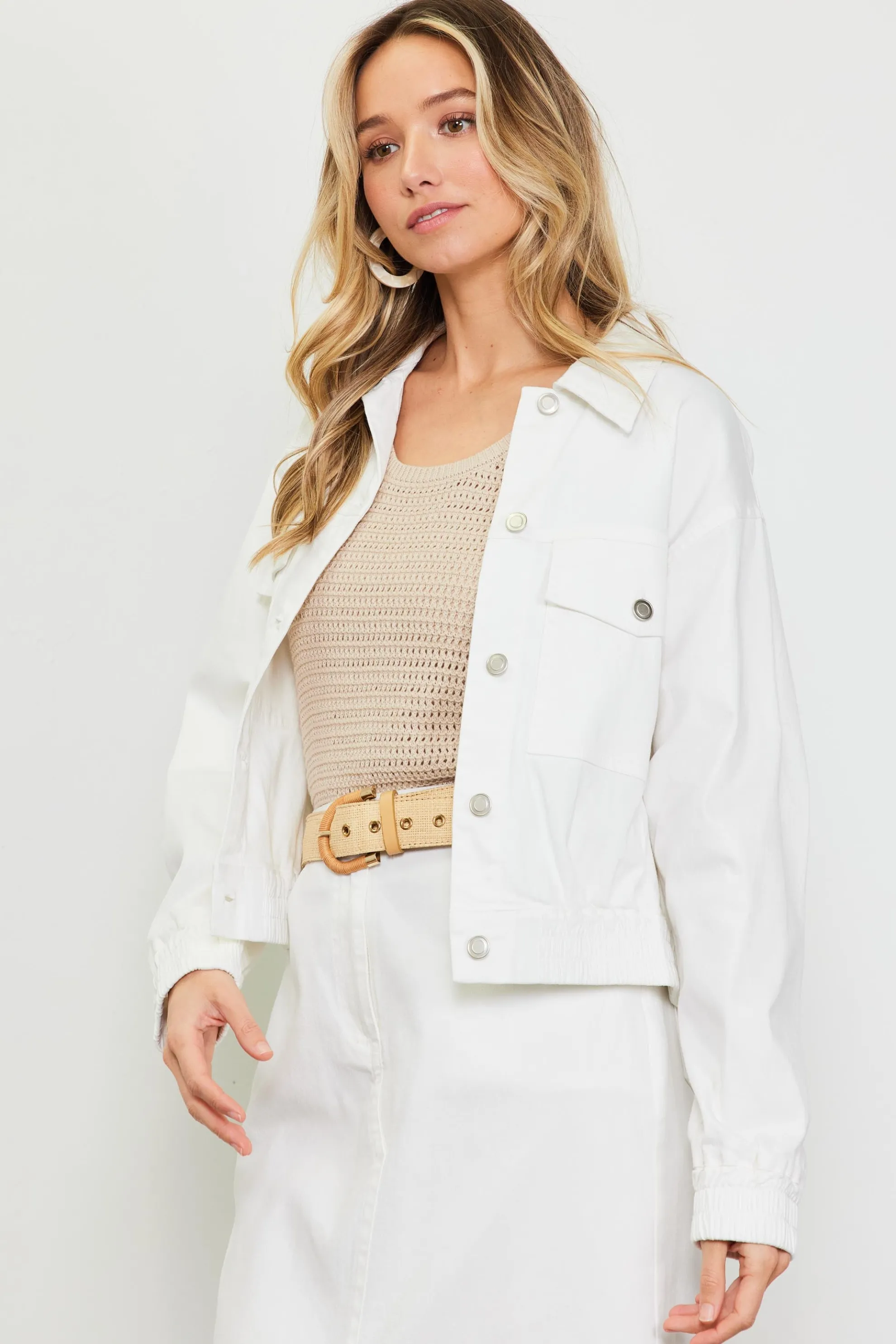 Washed Cotton Twill Jacket