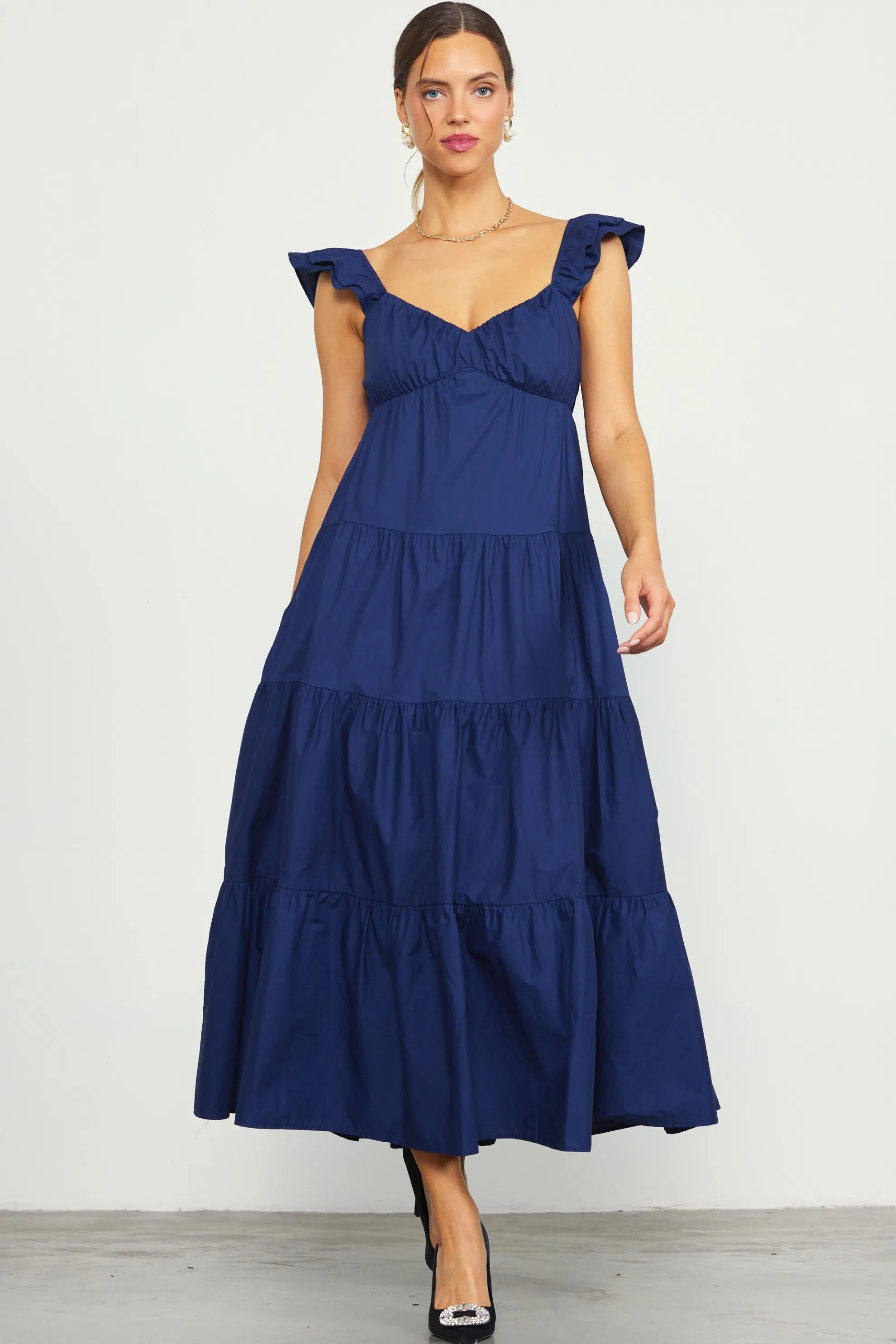 Diana Poplin Maxi Dress
