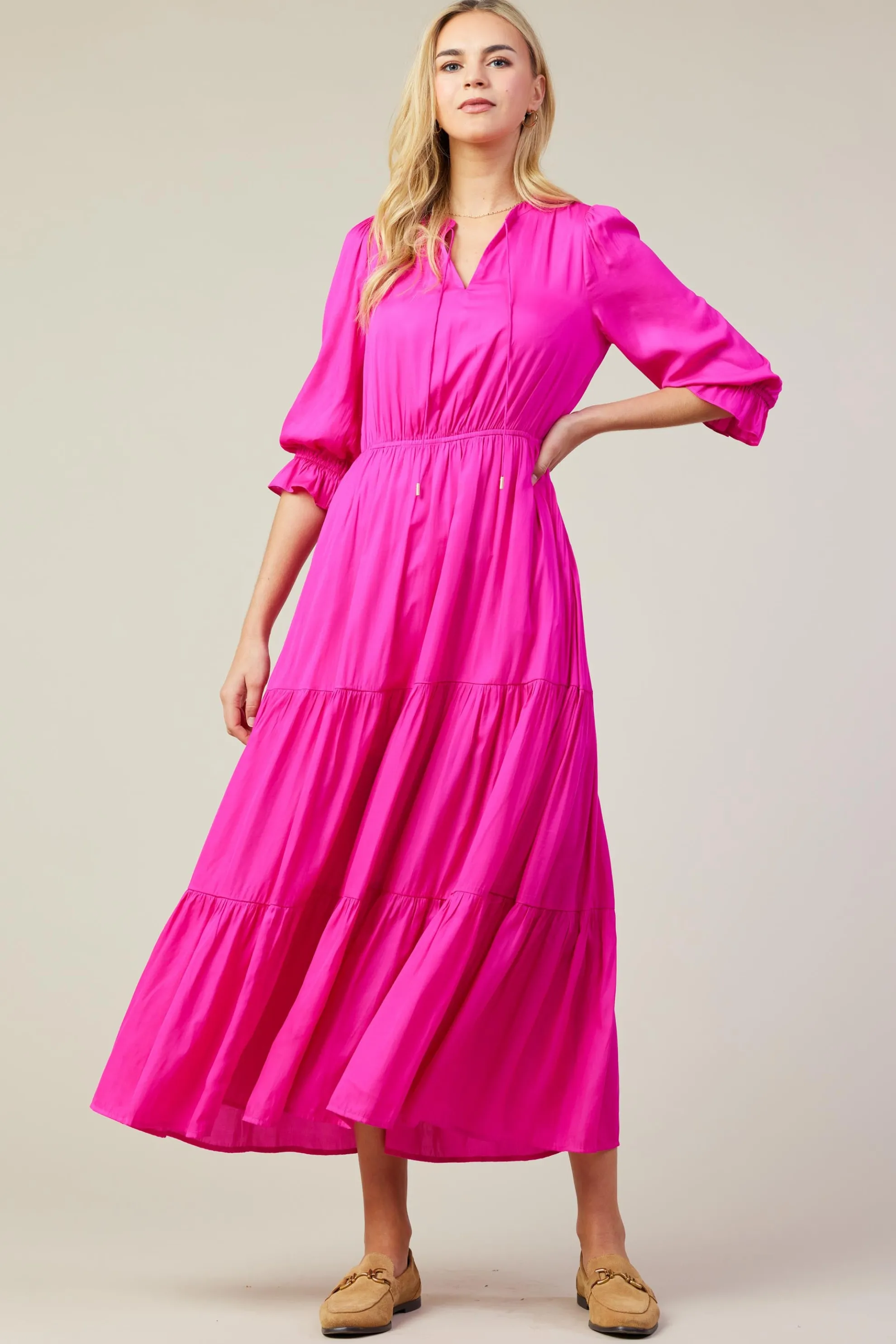 Emery Ruffle Tiered Maxi Dress